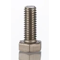 RS PRO Stainless Steel Hex Bolt M8 x 20mm A2 DIN 933 520-201