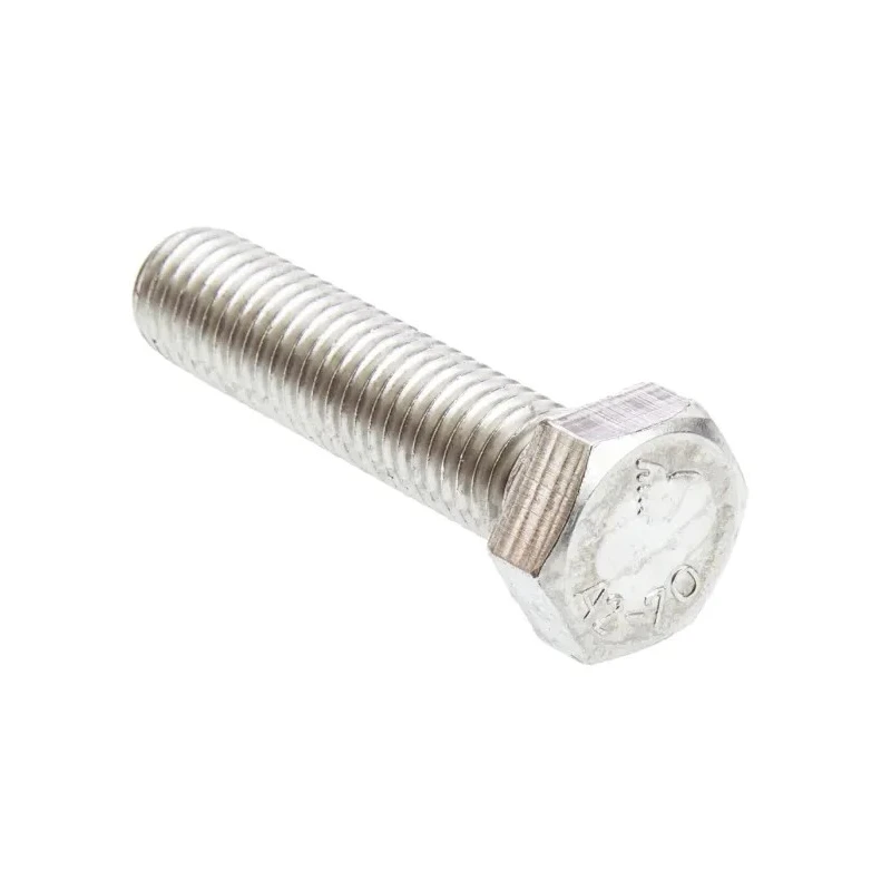 RS PRO Stainless Steel Hex Bolt M12 x 50 mm DIN 933 A2 Type 304 Fully Threaded 520-352