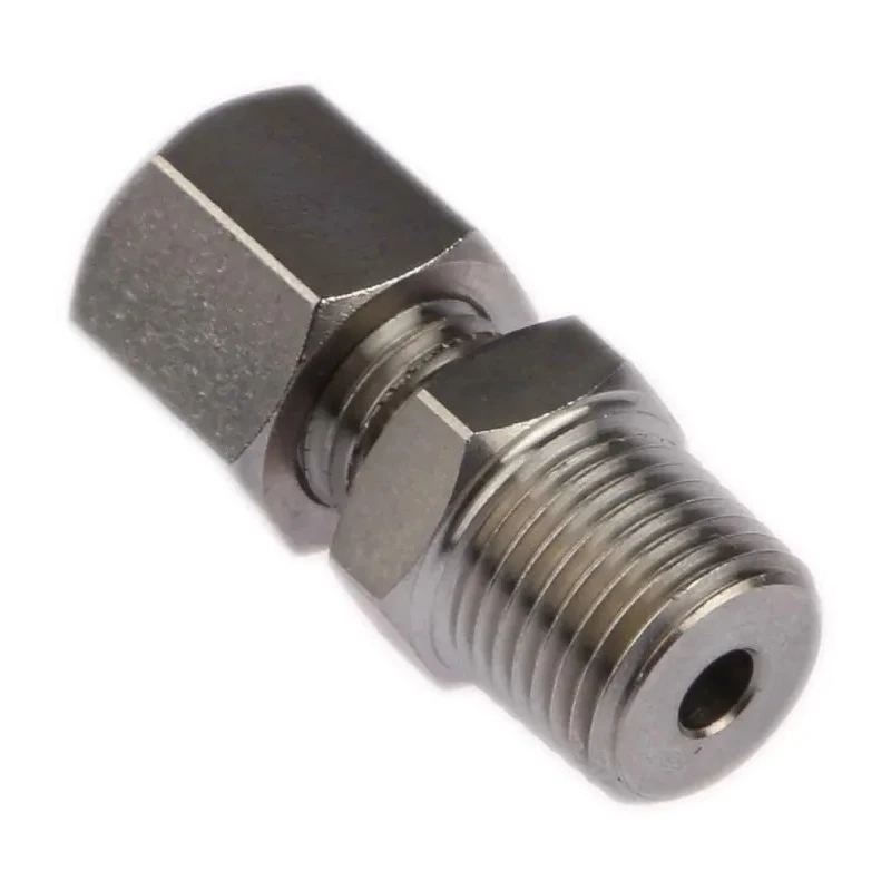RS PRO Compression Fitting for Thermocouple or PRT Probe Stainless Steel BSPT 286-743