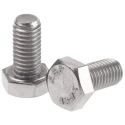 RS PRO Stainless Steel Hex Bolt, M8 Thread, 16mm Length, DIN 933, Plain Finish 520-194
