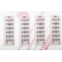 RS PRO Temperature Sensitive Label, 6 Levels, 29°C to 42°C, Non-Reversible, 10 Labels, Horizontal 285-914