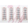 RS PRO Temperature Sensitive Label, 6 Levels, 29°C to 42°C, Non-Reversible, 10 Labels, Horizontal 285-914