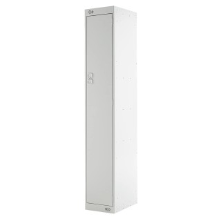 RS PRO 1 Door Steel Grey Industrial Locker 1800 mm x 300 mm x 300 mm 521-493