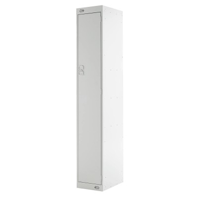RS PRO 1 Door Steel Grey Industrial Locker 1800 mm x 300 mm x 300 mm 521-493