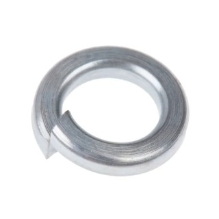 RS PRO Steel Bright Zinc Lock Washers M5 DIN 7980, Spring Type, 8.8mm OD, 5.1mm ID, 1.6mm Thick, Steel, Pack of 250 526-833