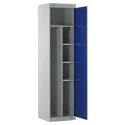 RS PRO Steel Locker, 1 Door, 6 Compartments, Blue, 1800x450x450 mm 521-500