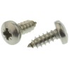 RS PRO Self-Tapping Screw, Stainless Steel, Pan Head, Pozidriv, A2 Grade, Plain Finish, 13 mm Length, Thread Size 10, 521-658