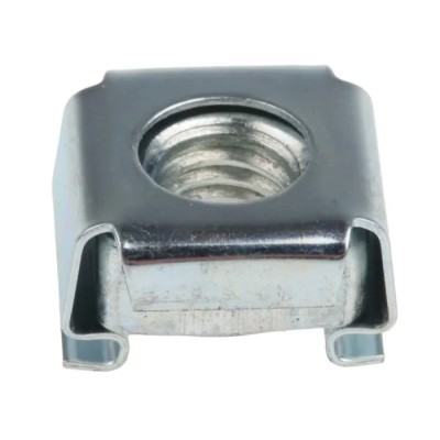 RS PRO Steel Metric Cage Nut M6 Zinc Plated, Spring Steel Cage, Front Panel Mounting 523-121