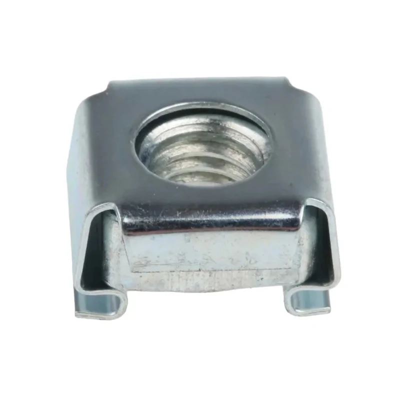 RS PRO Steel Metric Cage Nut M6 Zinc Plated, Spring Steel Cage, Front Panel Mounting 523-121