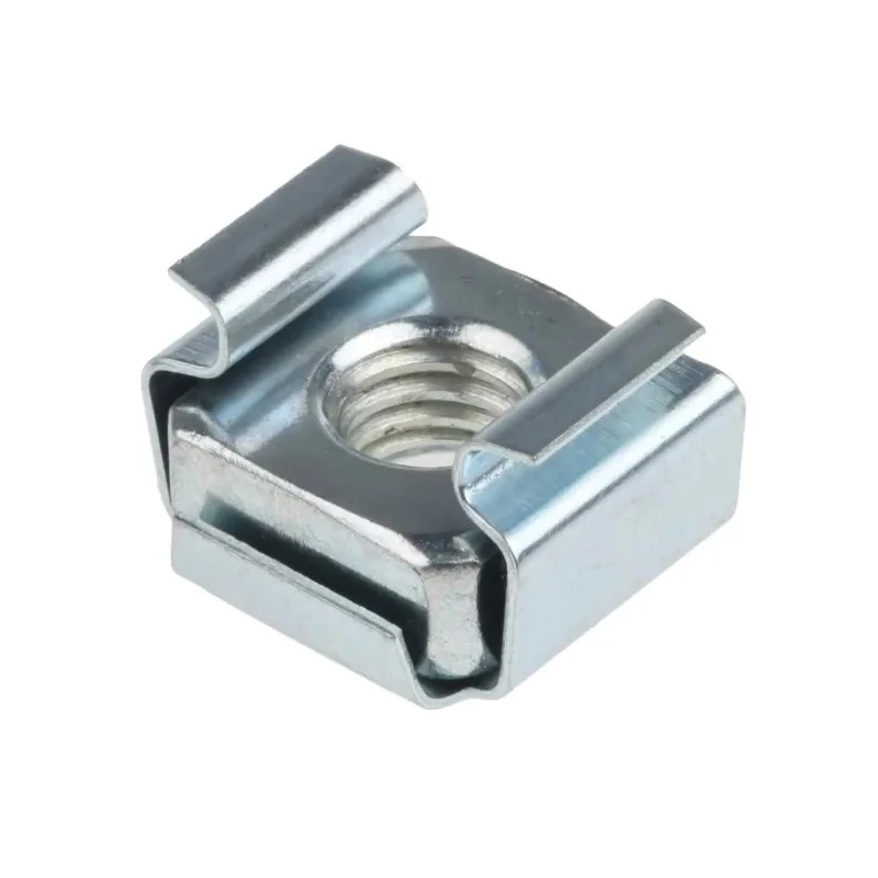 RS PRO Steel Metric Cage Nut M6 Zinc Plated, Spring Steel Cage, Front Panel Mounting 523-121