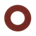 RS PRO Vulcanised Fibre Washers M6 Red RoHS 12.5mm OD 6.4mm ID 0.8mm Thickness 526-388