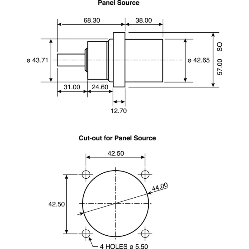 ITT Cannon Male Dust Cap IP53 Rated, Powerlock Connector Protection, 