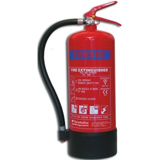 Fireblitz 9kg Dry Powder Fire Extinguisher Floor Standing Class ABC FBP9