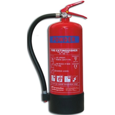 Fireblitz 9kg Dry Powder Fire Extinguisher Floor Standing Class ABC FBP9