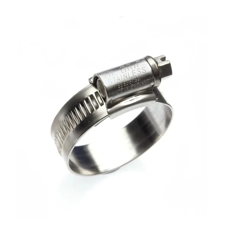 HI-GRIP Stainless Steel Worm Drive Hose Clip, Slotted Hex Screw, 17–25 mm ID, Zinc Plated HGS25BP