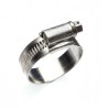 HI-GRIP Stainless Steel Worm Drive Hose Clip, Slotted Hex Screw, 17 - 25 mm ID, Zinc Plated HGS25BP
