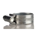 HI-GRIP Stainless Steel Worm Drive Hose Clip, Slotted Hex Screw, 17–25 mm ID, Zinc Plated HGS25BP