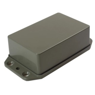 CAMDENBOSS Flanged ABS Enclosure IP65, 27 mm × 95 mm × 50 mm, Grey Lid, Series 2000 BIM2000/IP-GY