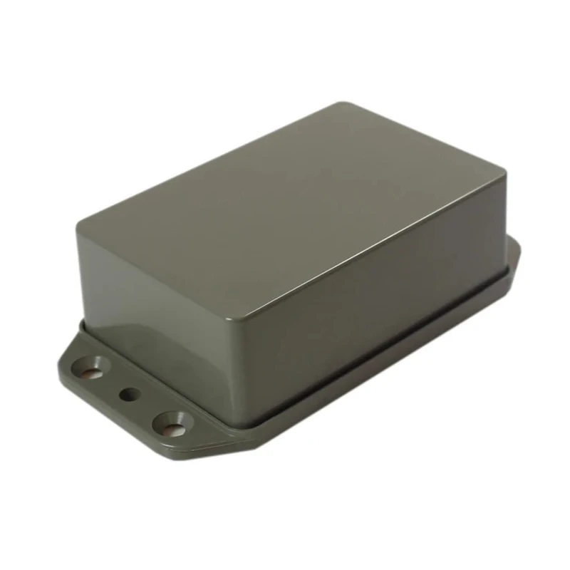 CAMDENBOSS Flanged ABS Enclosure IP65, 27 mm × 95 mm × 50 mm, Grey Lid, Series 2000 BIM2000/IP-GY