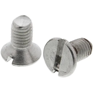 RS PRO Slot Countersunk Stainless Steel Machine Screw 6 mm Length, M3 Metric Thread, DIN 963, A2 Grade 527-151