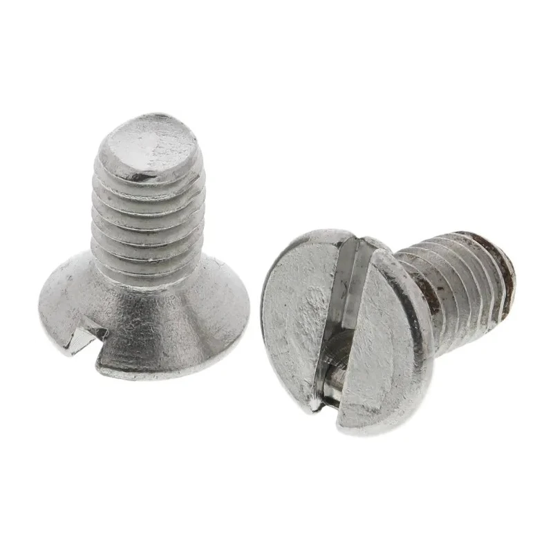 RS PRO Slot Countersunk Stainless Steel Machine Screw 6 mm Length, M3 Metric Thread, DIN 963, A2 Grade 527-151