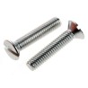 RS PRO Slot Countersunk Stainless Steel Machine Screw M4 20mm A2 Grade DIN 963 527-202