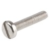 RS PRO Slot Pan Head Machine Screw, M4 Thread, 20 mm Length, A2 Stainless Steel, Slotted Drive, DIN 85, 527-050