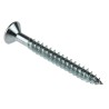 RS PRO Pozidriv Countersunk Steel Wood Screw, Bright Zinc-Plated, No. 8 Thread, 1.5 Inch Length, Steel, 529-129