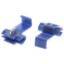 RS PRO Blue Insulated Tap Splice Connector 14 AWG, Polypropylene, Brass, 27mm Length, Model 531-352