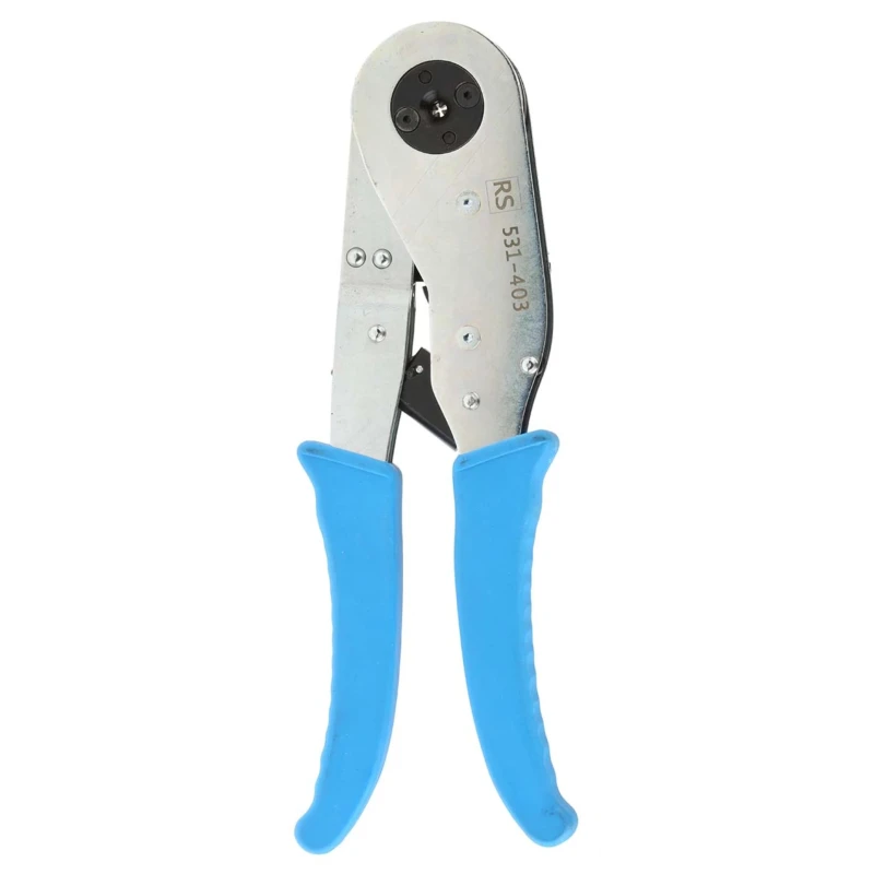RS PRO Indent Crimp Tool, Nickel Plated Steel, 190mm, 0.4–1.29 mm², 26–16 AWG, MIL-C-22520/2, 531-403