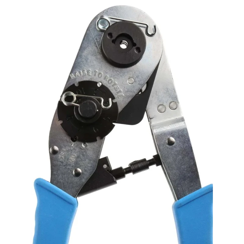 RS PRO Indent Crimp Tool, Nickel Plated Steel, 190mm, 0.4–1.29 mm², 26–16 AWG, MIL-C-22520/2, 531-403