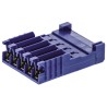 NEUTRAL AMPMODU Female Connector Housing, 5 Way, 2.54 mm Pitch, Cable Mount, Straight, Polybutylene Terephthalate HE14