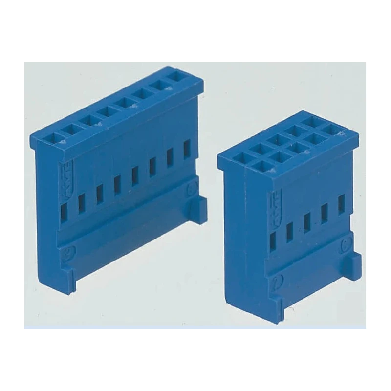 TE Connectivity AMPMODU HE13/HE14 Female Connector Housing 12 Way, 2.54 mm Pitch, 1 Row Straight, Nylon, Cable 1-281838-2