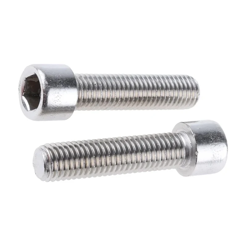 RS PRO M12 x 50 mm Plain Stainless Steel Hex Socket Cap Screw DIN 912 288-979