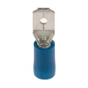 RS PRO Blue Insulated Male Spade Connector Crimp 6.35 x 0.8 mm Tab Size 16 AWG to 14 AWG 534-682