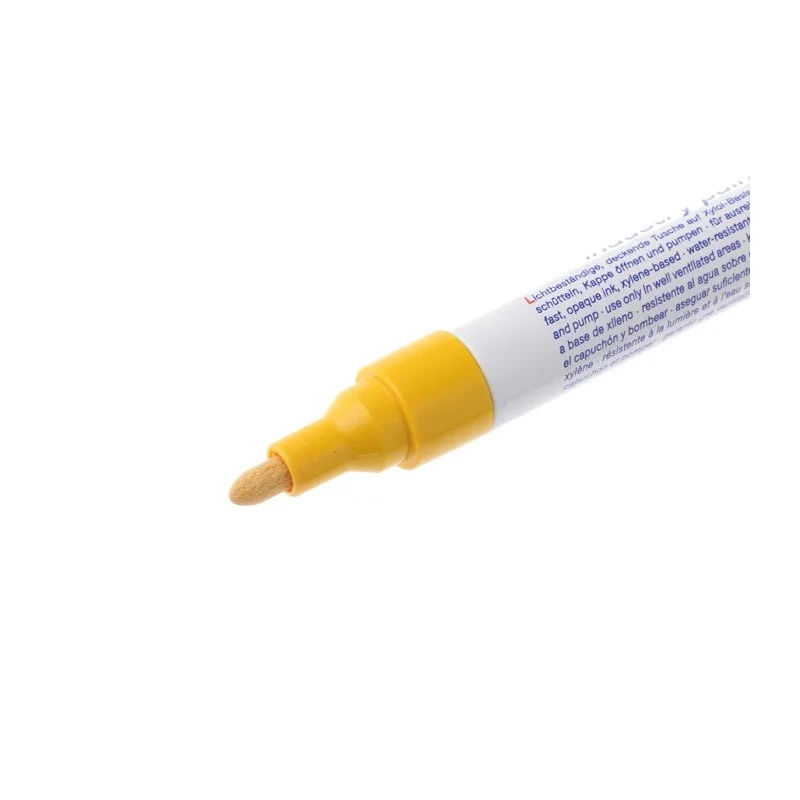 Edding Yellow Paint Marker Pen, Bullet Tip, 4 mm, Waterproof, For Metal, Plastic, Rubber Surfaces 8750-1-4005