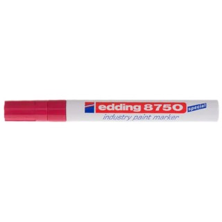 Edding Red Paint Marker Pen 4 mm for Plastic, Metal, Rubber Surfaces 8750-1-4001