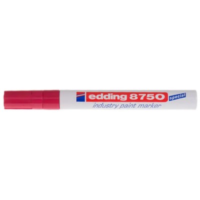 Edding Red Paint Marker Pen 4 mm for Plastic, Metal, Rubber Surfaces 8750-1-4001