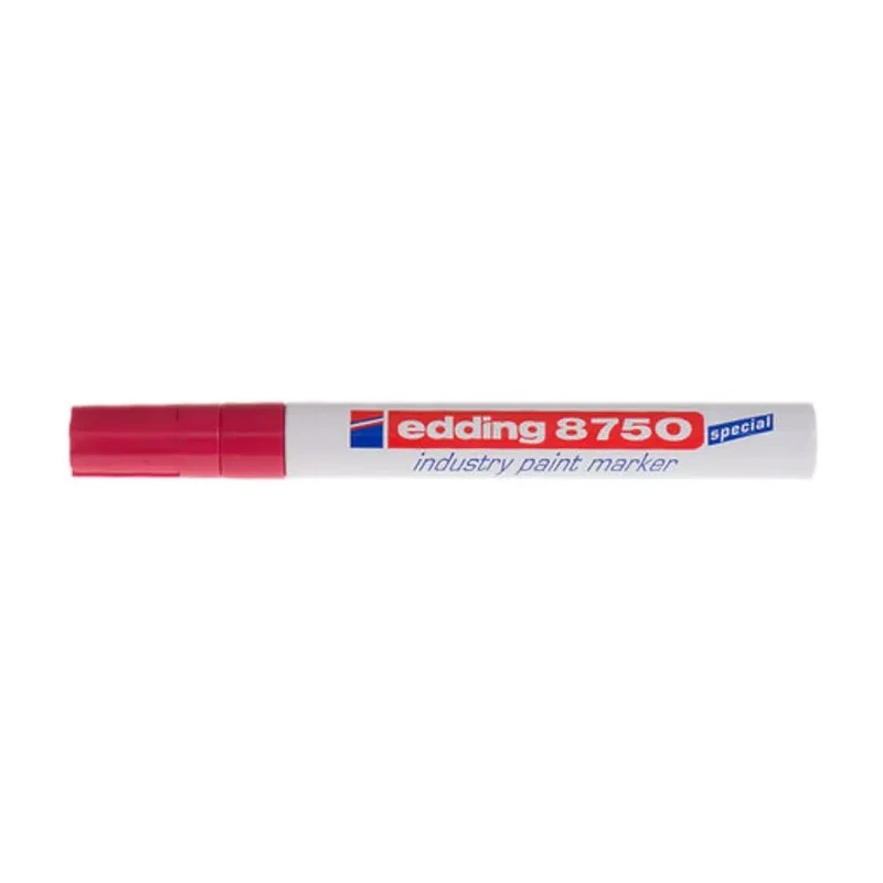 Edding Red Paint Marker Pen 4 mm for Plastic, Metal, Rubber Surfaces 8750-1-4001