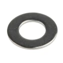 RS PRO Stainless Steel Plain Washers M10 BS 4320B 530-804, A2 Stainless Steel, 37mm OD, 21mm ID, 2mm Thickness