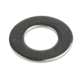 RS PRO Stainless Steel Plain Washers M10 BS 4320B 530-804, A2 Stainless Steel, 37mm OD, 21mm ID, 2mm Thickness