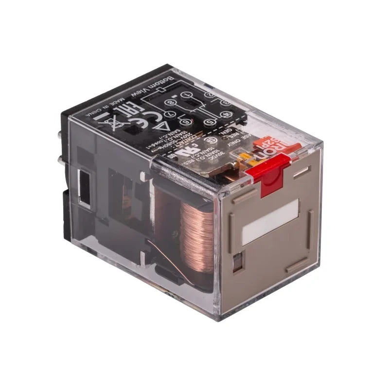 Omron Power Relay 24V AC Coil, 10A Switching Current, DPDT Plug-In Silver Alloy Contacts MKS2PI 24VAC