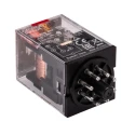Omron Power Relay 24V AC Coil, 10A Switching Current, DPDT Plug-In Silver Alloy Contacts MKS2PI 24VAC