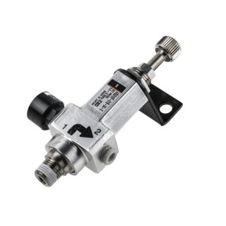 SMC RC One-Touch Fitting NPT Pneumatic Regulator M5 x 0.8, R 1/8 0.8 MPa ARJ310F-01BG-04-S