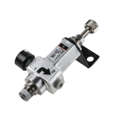 SMC RC One-Touch Fitting NPT Pneumatic Regulator M5 x 0.8, R 1/8 0.8 MPa ARJ310F-01BG-04-S