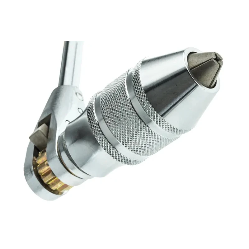 RS PRO 10 mm 4 Jaw Ratchet Chrome Steel Hand Drill 539-700