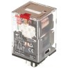 Omron PCB Relay 24V AC Coil 10A 3PDT Plug-In, Mechanical Indicator, MKS3PI-5 24VAC