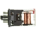 Omron PCB Relay 24V AC Coil 10A 3PDT Plug-In, Mechanical Indicator, MKS3PI-5 24VAC