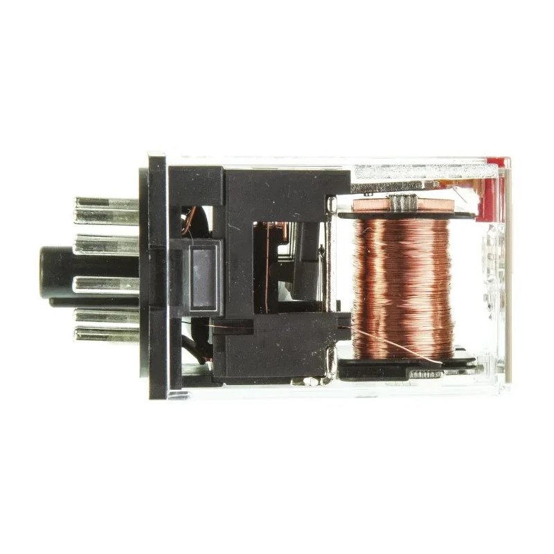 Omron PCB Relay 24V AC Coil 10A 3PDT Plug-In, Mechanical Indicator, MKS3PI-5 24VAC