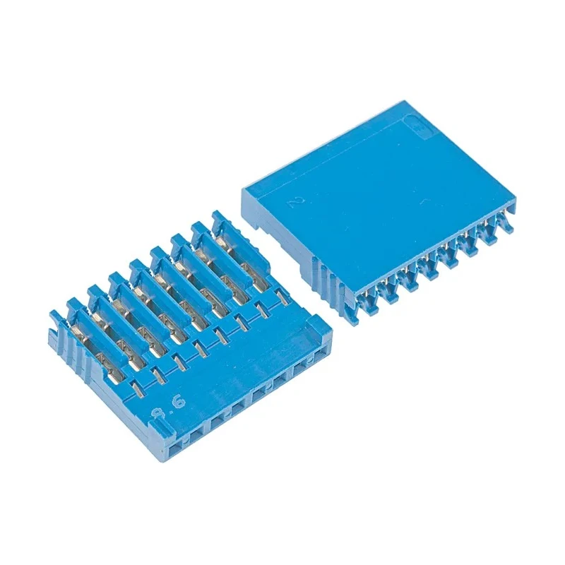 TE Connectivity AMPMODU HE14 Female Connector Housing, 2.54 mm Pitch, 8 Way, Single Row, Cable Mount, 